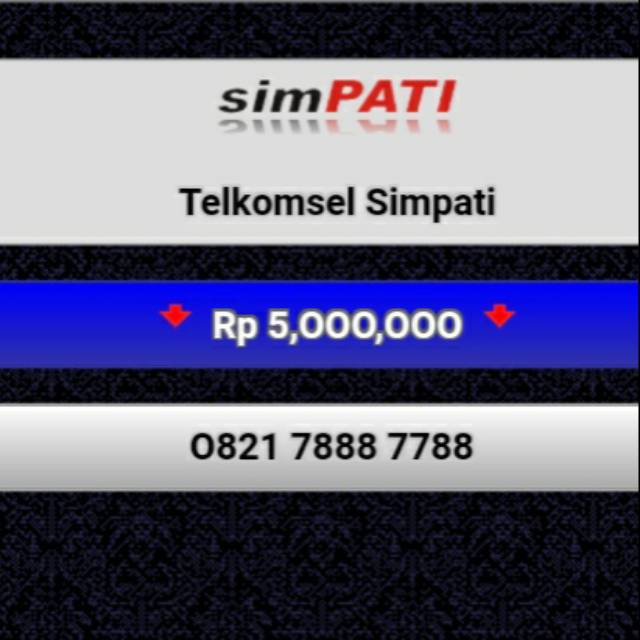 NOMOR CANTIK SIMPATI 0821 7888 7787