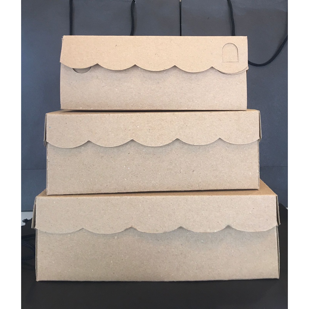 

Kardus Nasi Kraft / Kardus Nasi Coklat / Kardus kue 15x15 18x18 20x20 22x22
