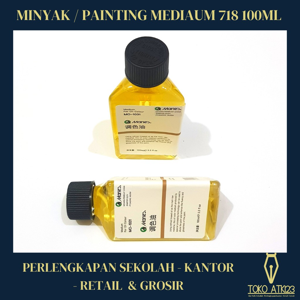 Minyak / Painting Medium Merk Maries No. 718 100 ml