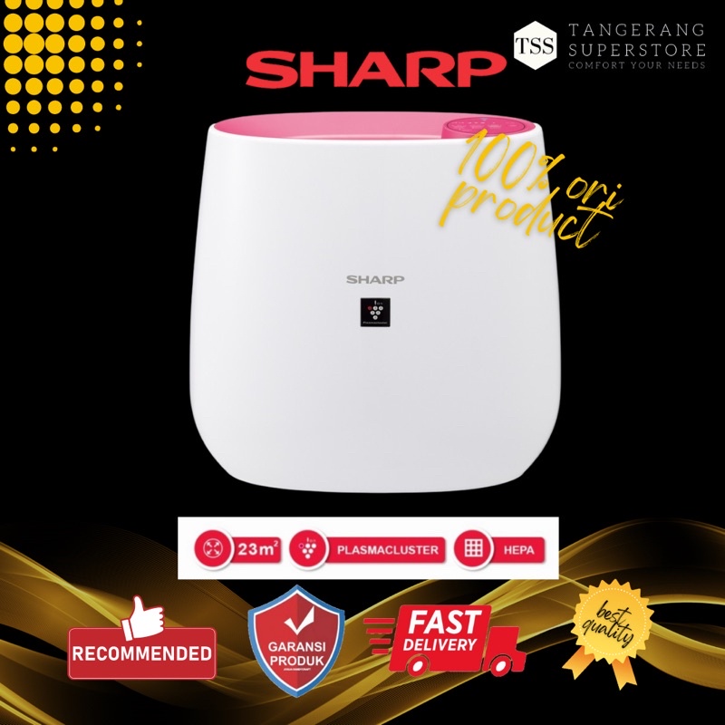 AIR PURIFIER 23m2 SHARP FP-J30Y STRONG HEPA FILTER ION PLASMACUSTER FILTER RUANGAN UDARA SHARP FPJ30