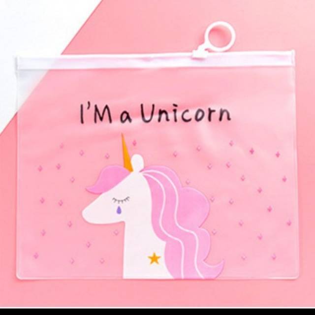 

Tempat Pensil anti air Unicorn lucu