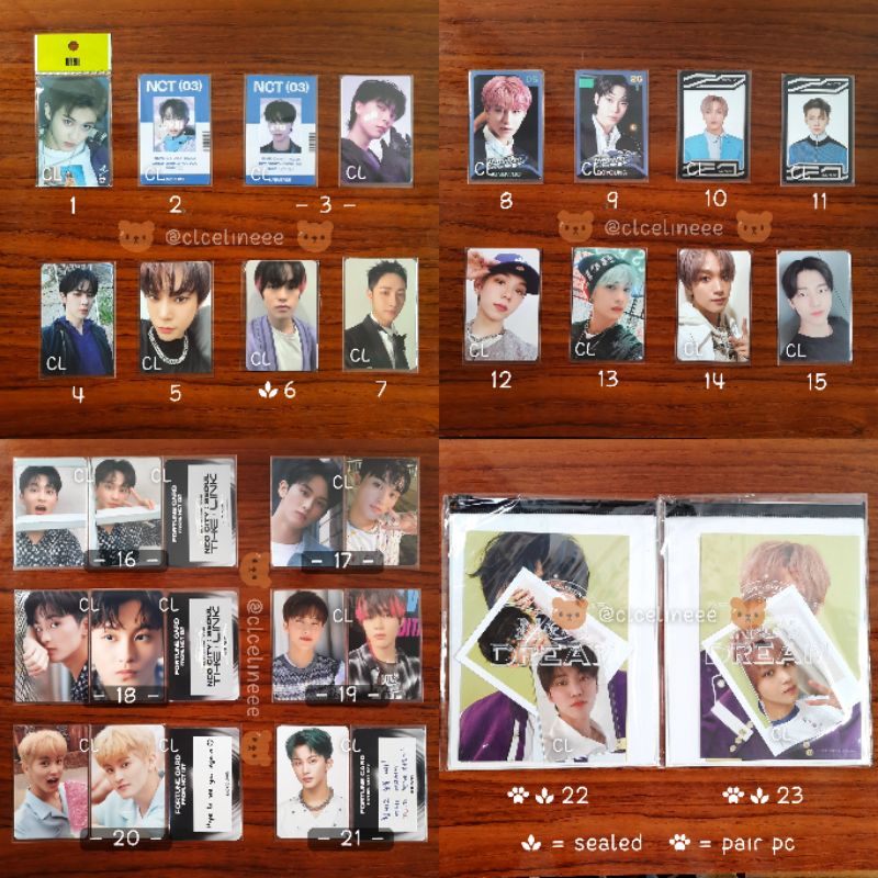 PC NCT Wayv Photopack SG22 IDC Trading Card Universe dicon cashbee mark jaemin haechan shotaro johnn