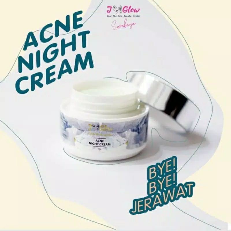 Jglow CREAM MALAM ACNE/EXTRA ACNE/SENSITIF/BPOM/ORI 100% AMPUH MENGATASI JERAWAT