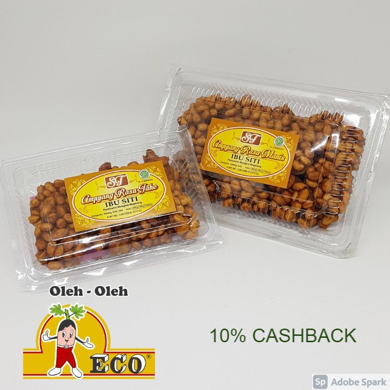 

Camilan - Ampyang Gula Kacang Bu Siti rasa Manis/Jahe