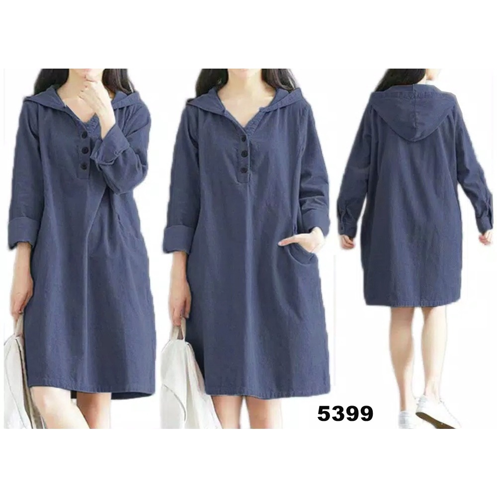 WSE390 - Dress Hoodie JUMBO 3XL XXXL Ukuran Jumbo Dress Fashion Dress Trending