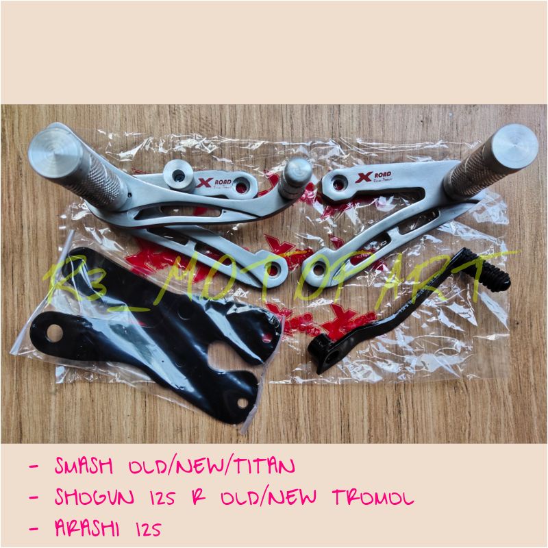 Footstep Underbon Xroad Smash Old/New/Titan/Shogun 125 Old FD/Arashi Step UB X-Road Underbond/Underb