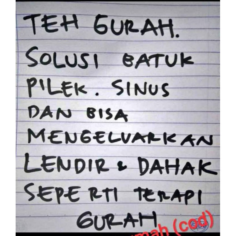 

teh gurah