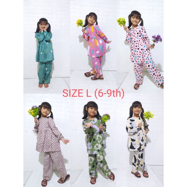 SETELAN RAYON ANAK 6-8TAHUN