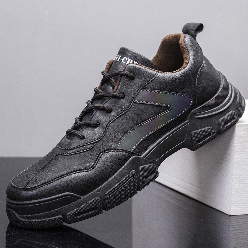 RYX - Leather Abyss Sepatu Sneakers Pria Fashion Casual - Ori Import