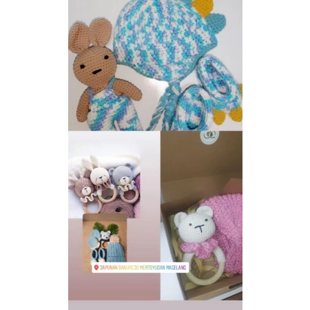 

Hampers Bayi/Gift Set bayi/Kado melahirkan(rajutan)