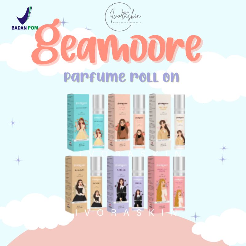 ( BPOM) GEAMOORE PARFUME / MINYAK WANGI 6 ML-1
