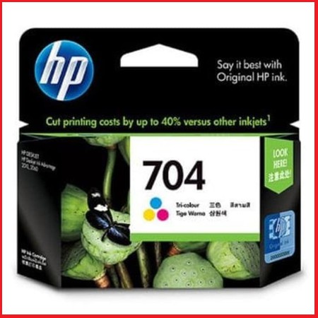 Tinta Printer HP 704 Color , Catridge HP 704 Tricolour