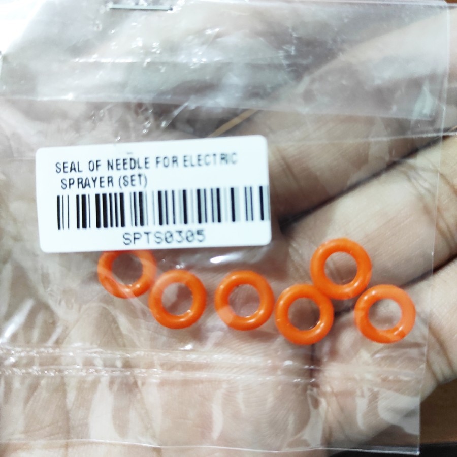 set 6pcs O ring karet jarum spray gun listrik HL 718 spare part karet seal 719