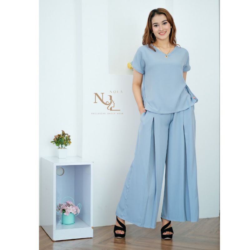 SET MANGO BY NOLA DAILY WEAR/SETELAN WANITA