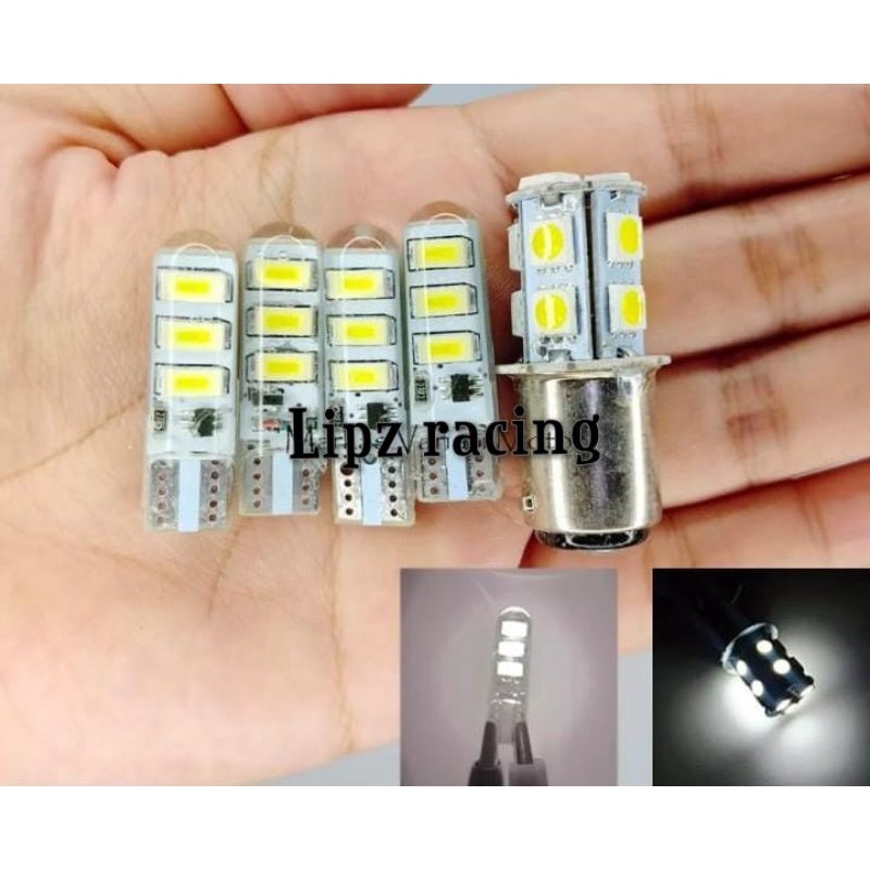 { Paket } Lampu stop rem + rpcs sen jelly kedip  sein bisa untuk semua motor/universal