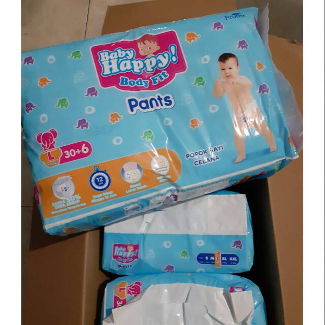 Baby happy pants S38+2 M34  L30  XL26 XXL24