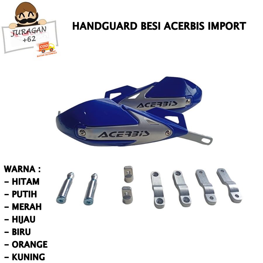 HANDGUARD HAND GUARD ACERBIS BESI KLX CRF WR SUPERMOTO MOTOR UNIVERSAL