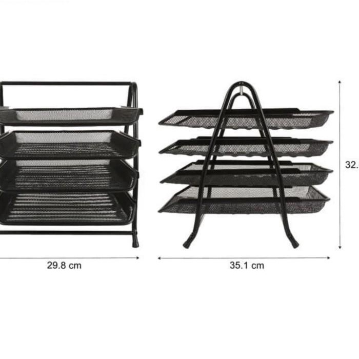 

Paper | Document Tray 4 Susun Rak Kertas Good Quality Murah Baru