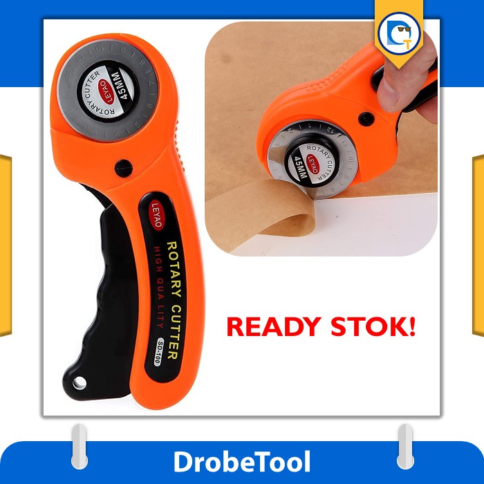 

Rotary Cutter 45mm Pemotong Kain Kertas Craft Serbaguna