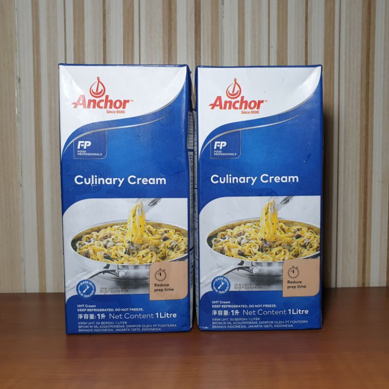 [ Promo ] Anchor Cooking Cream 1Liter / Culinary Cream Halal [ Exp Desember 2020 ]