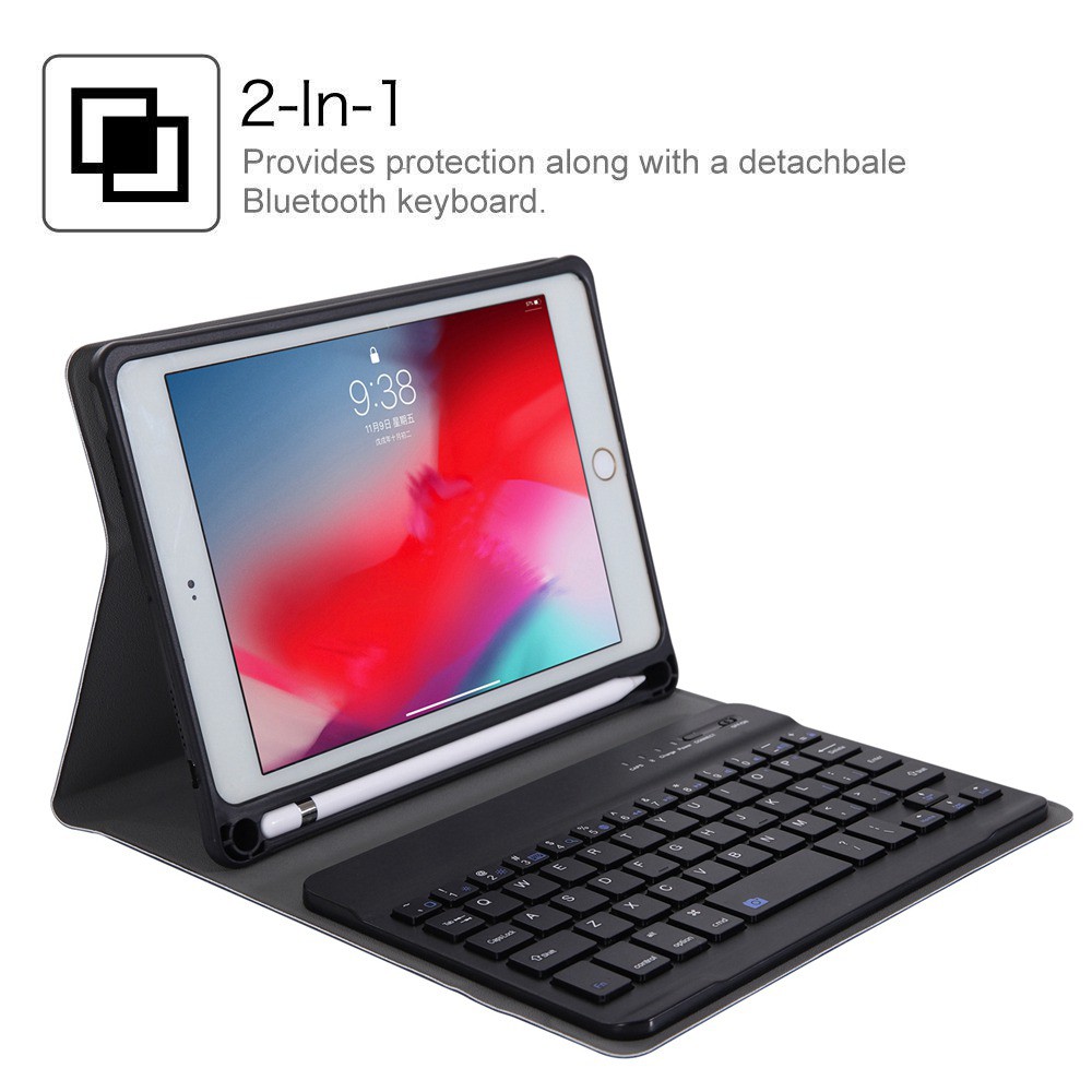 SMART KEYBOARD IPAD MINI 1 2 3 WITH PEN HOLDER BLUETOOTH PREMIUM CASE