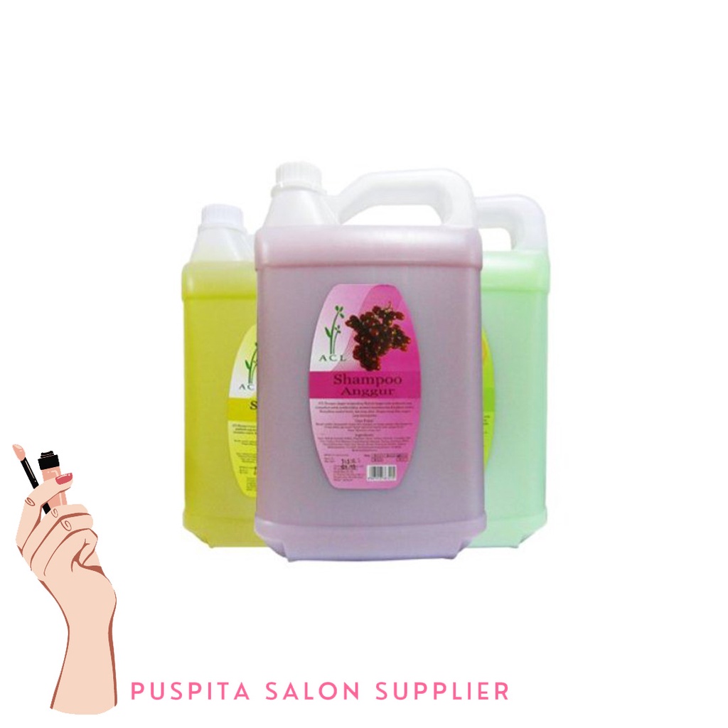 ACL Shampoo 5 lt/Shampo 5 liter/Shampo literan/Shampo 5 liter untuk salon/sampo salon/sampo buah/sam