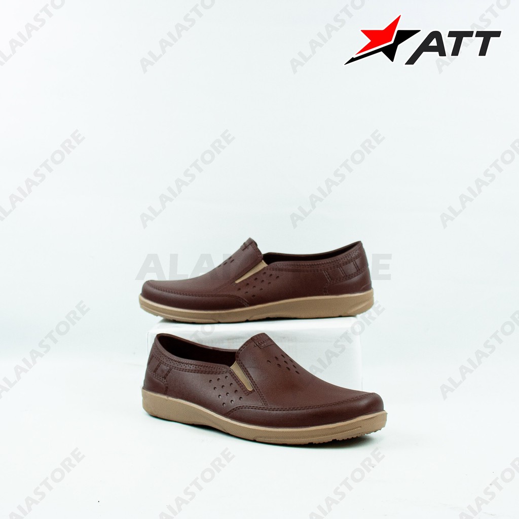 Sepatu karet pro att AWK 557 / sepatu sopan pria / sepatu jalan cowok / sepatu kerja pria