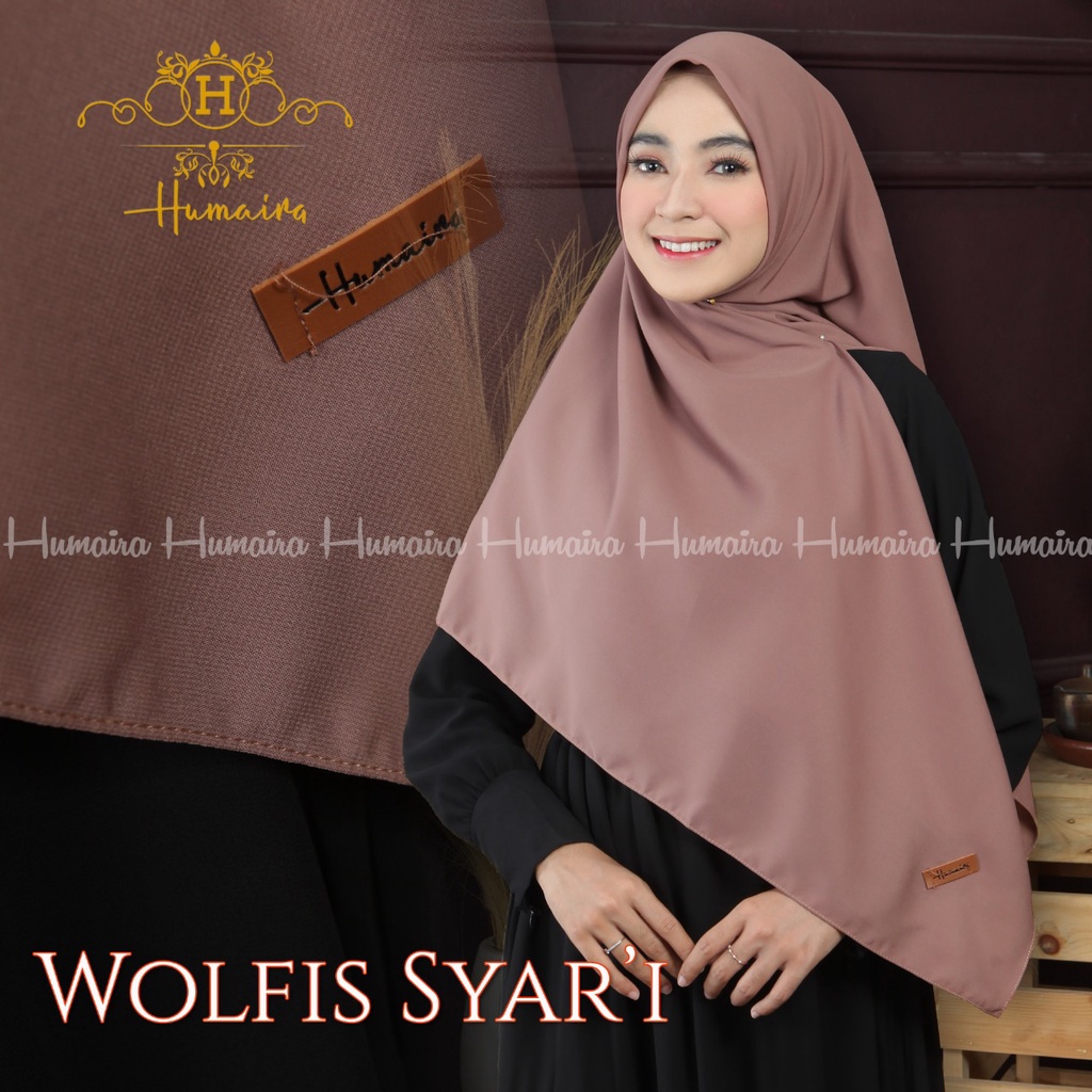 Segiempat Syari Wolfis Premium 130x130 cm