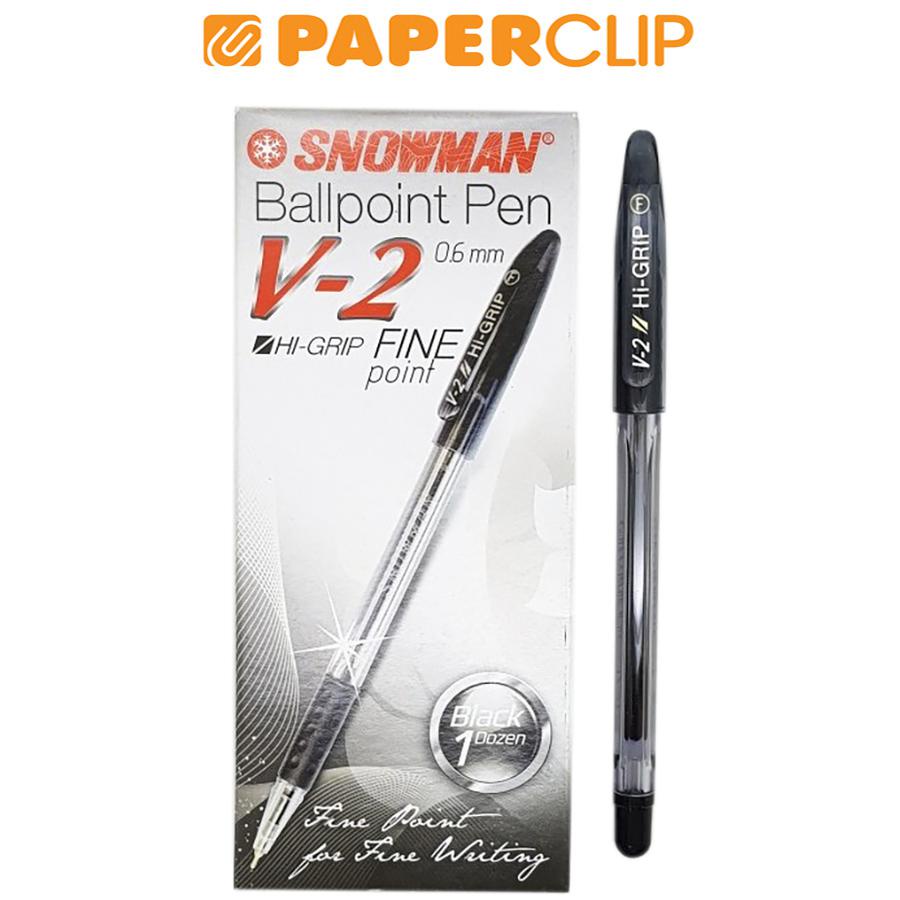 

PULPEN / PEN SNOWMAN V-2 ISI 12 HI-GRIP HITAM