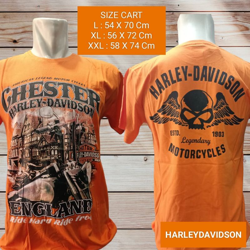 kaos HarleyDavidson chaster orange