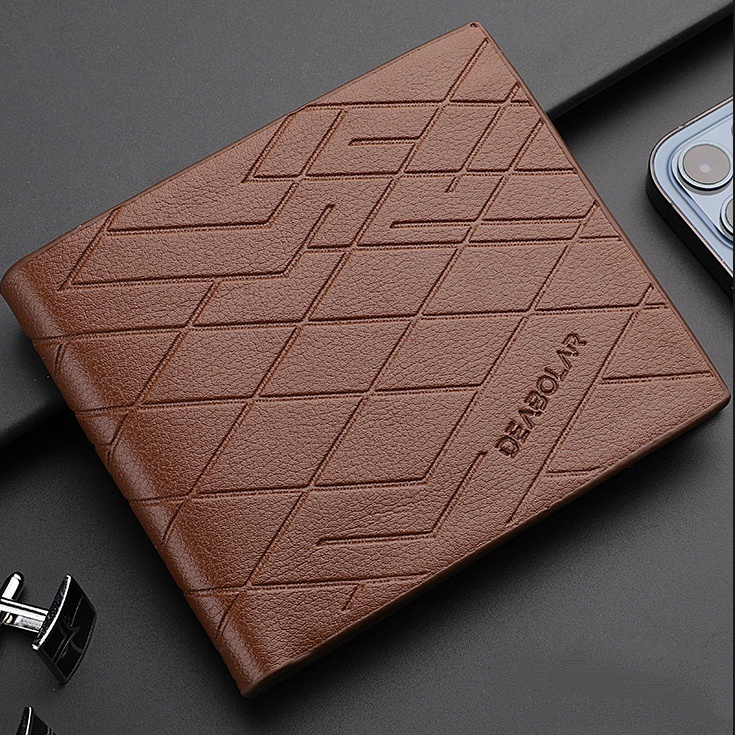 DOMPET PREMIUM LIPAT PRIA KULIT ORIGINAL DEABOLAR COKLAT NUNEZ WA532B7 IMPORT SLOT KARTU UANG TIPIS COWOK KEREN KECIL FASHION DISTRO LAKI PENDEK REMAJA KEKINIAN SIMPLE POLOS MINI BRANDED BATAM