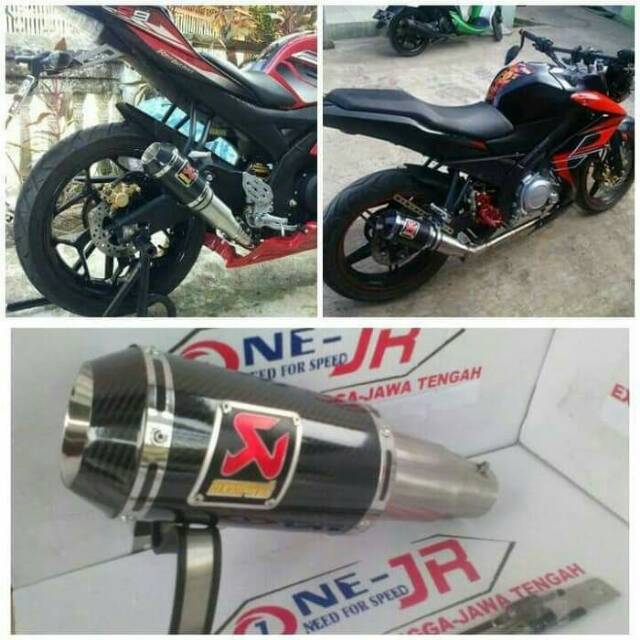 Knalpot Akrapovic Lorenso Vixion New