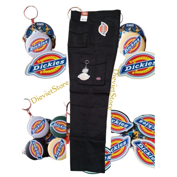 CARGO PANJANG DICKIES STANDAR FREE STICKER + GANTUNGAN PIN DICKIES