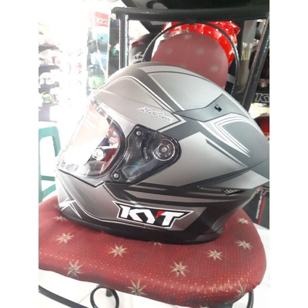 KYT TT Course Tourist Cool Grey