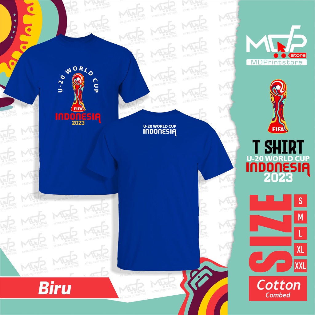 KAOS PIALA DUNIA U20 D TSHIRT WORLD CUP U20 BAJU BOLA MDPRINTSTORE