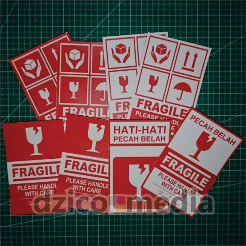 

Sticker Fragile (Barang Pecah Belah) Siap Pakai