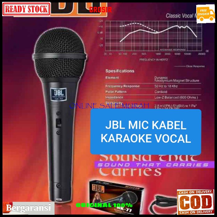 G30 Jbl mic kabel dynamic legendary GE30 mik cable karaoke vokal vocal musik Microphone audio sound system pengeras suara pro profesional mikrophone legendaris  BISA DI GUNAKAN DI SEGALA JENIS SOUND SYSTEM TERBUAT DARI BESI metal 1 Mic kabel 4-5 meter  Su