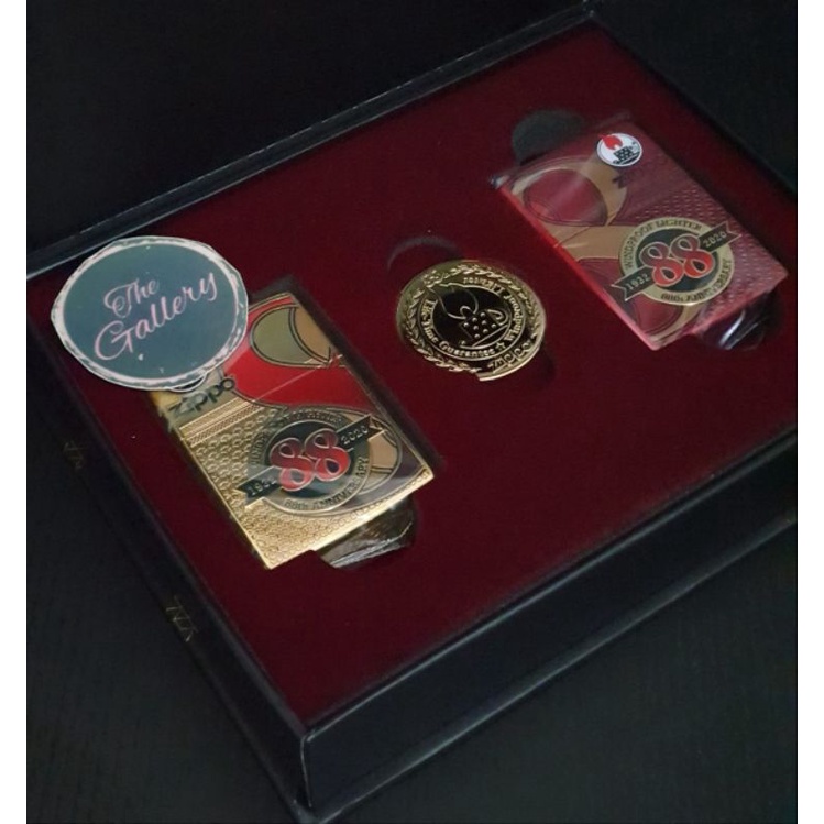 ORIGINAL ZIPPO 88TH ANNIVERSARY SET LIMITED EDITION
