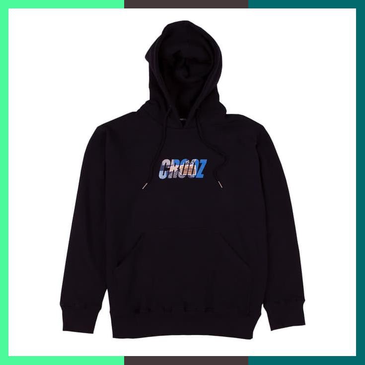 Crooz By Yoshiolo Pullover Hoodie Sweater, Zipper, Jaket L