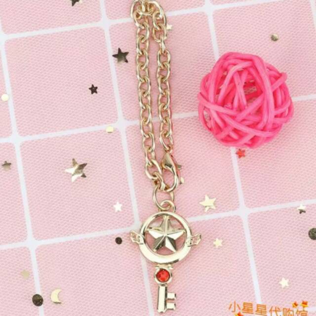 GANTUNGAN TAS CARDCAPTOR SAKURA STAR WAR WAND