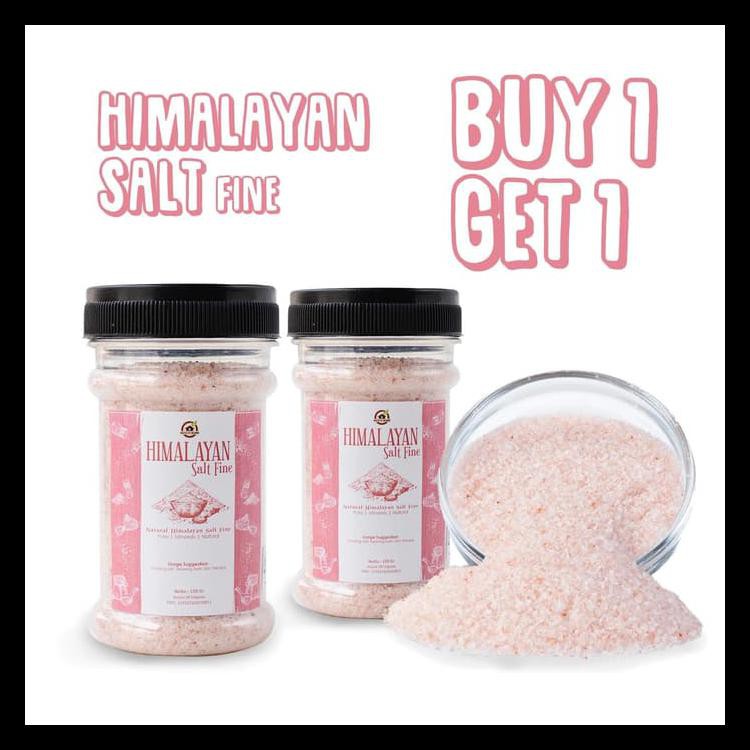 

BUY 1 GET 1 HIMALAYAN SALT FINE ( BOTOL ) 150 GR KODE 1383