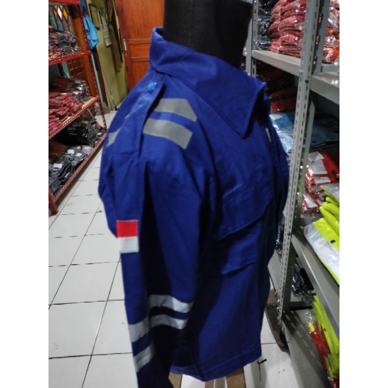 SERAGAM BAJU SAFETY SCOTLIGT PUNDAK BIRU BCA BENHUR RESLETING