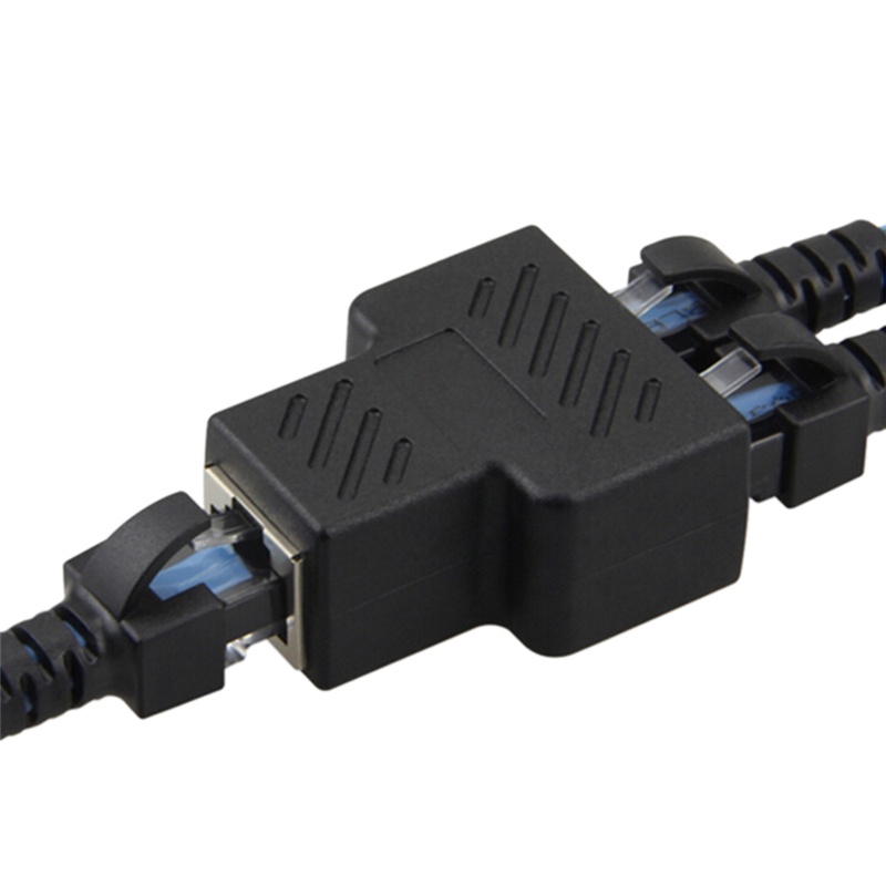 {LUCKID}1 to 2 LAN ethernet Network Cable RJ45 Splitter Plug Adapter Connector