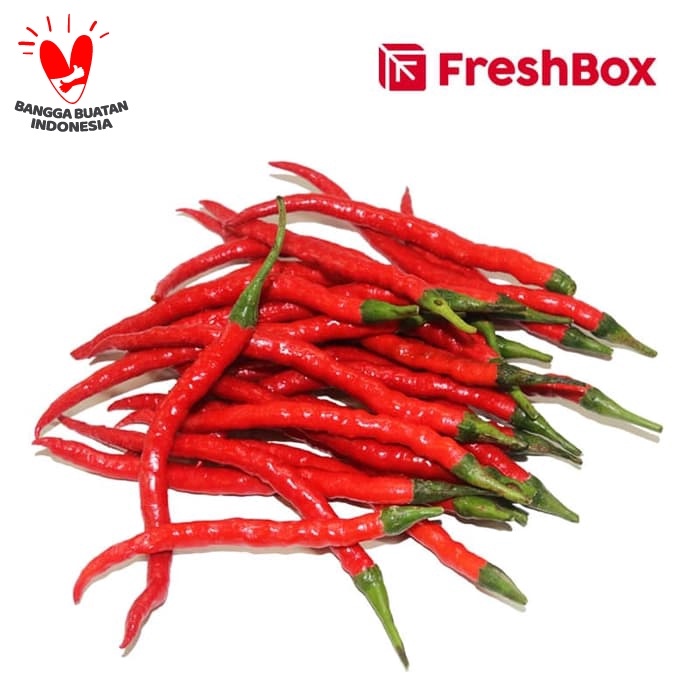 

Cabai Merah Keriting 250 gr FreshBox