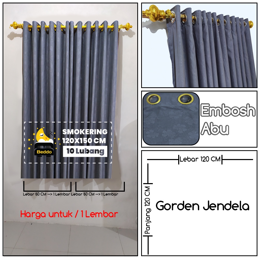 GORDEN POLOS EMBOS PINTU JENDELA MODEL SMOKERING 12 LUBANG MURAH