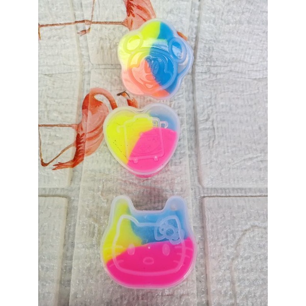 [PER PCS] SLIME MAINAN ANAK KARAKTER RANDOM RAINBOW