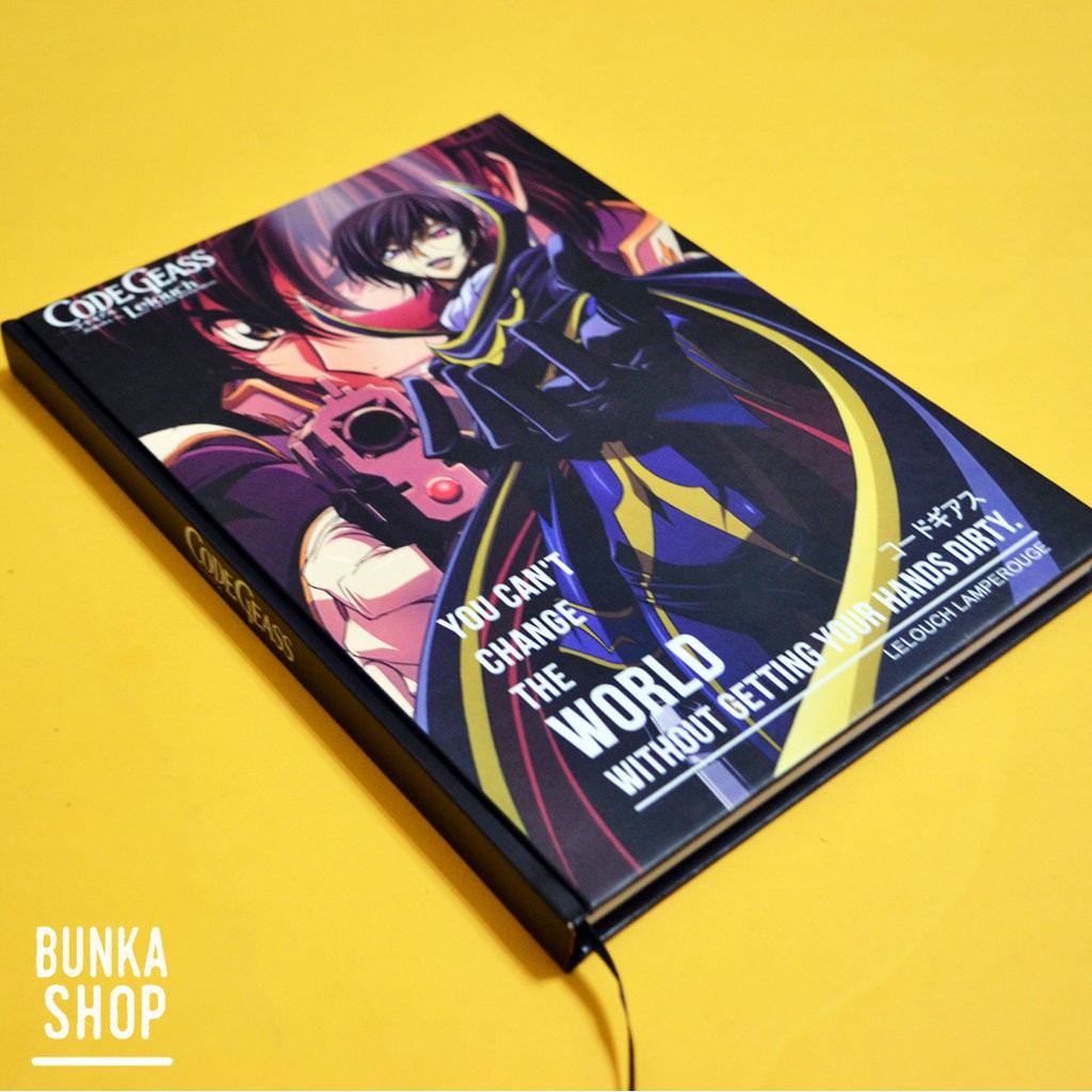 

Note Book Anime Code Geass Lelouch Lamperouge Hardcover A5 Jurnal Agenda Planner