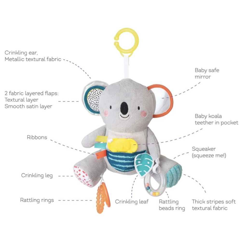 Taf Toys Kimmy The Koala Activity Toy | Plush Doll