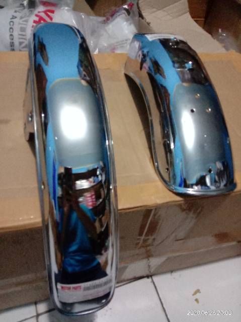 Spakbor Depan Belakang Rx King Old Rxs Chroom three star-1