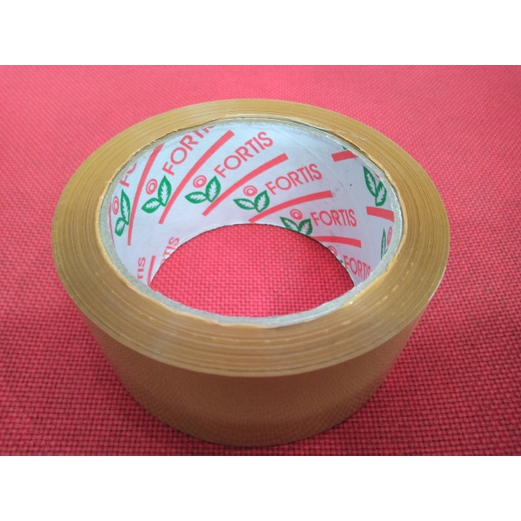 

LAKBAN PLASTIK ISOLASI COKLAT ukuran 2" - 48 mm merk FORTIS - 7063951